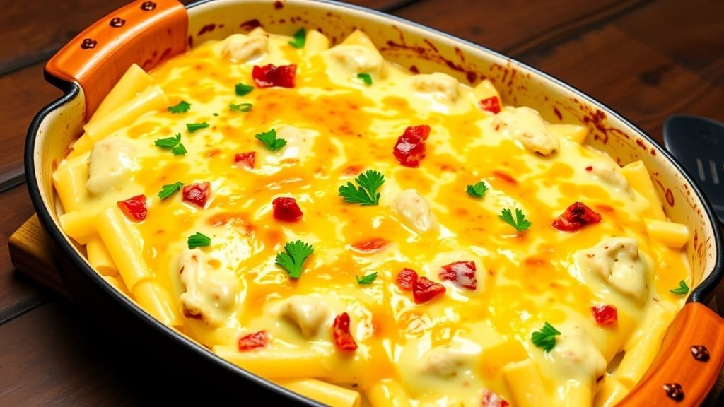 Keto-Friendly Chicken and Bacon Carbonara Bake