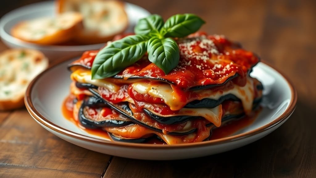 Keto-Friendly Eggplant Lasagna with Ricotta