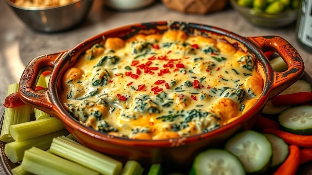 Rich and Savory Keto Spinach and Artichoke Dip