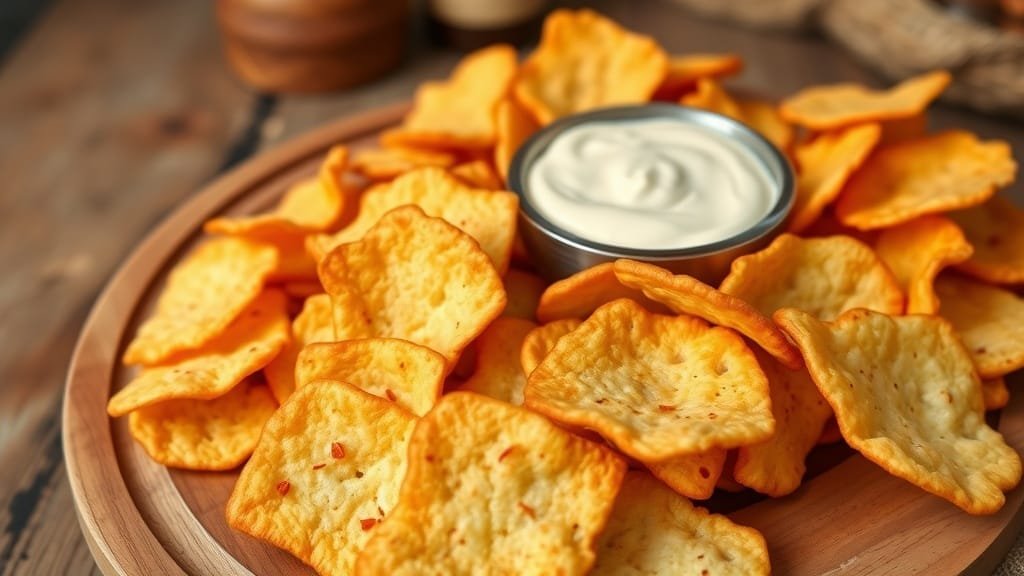 Crunchy Keto Spicy Cheese Crisps