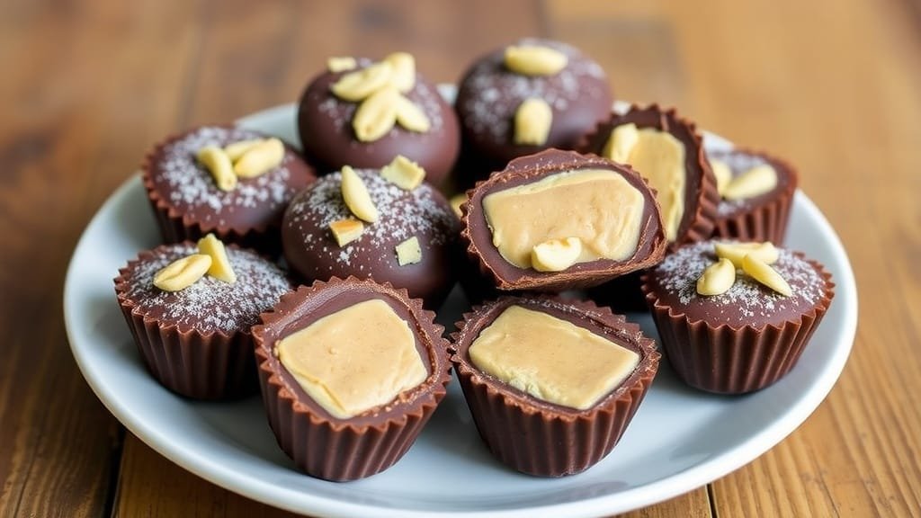 Delicious Keto Peanut Butter Cup Fat Bombs