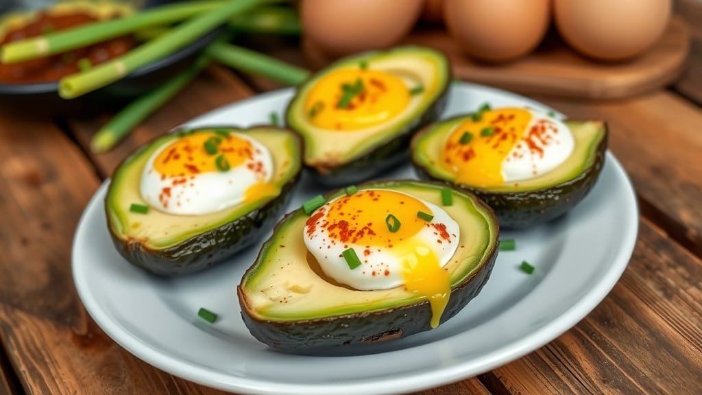 Delicious Baked Avocado Eggs for a Keto Breakfast