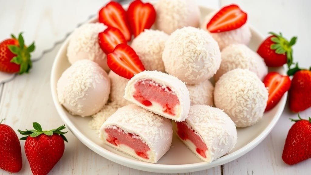 Delicious Keto Strawberry Cream Cheese Fat Bombs