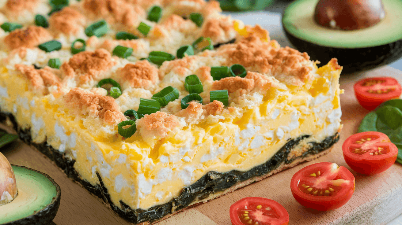 Savory Keto Cottage Cheese Egg Bake