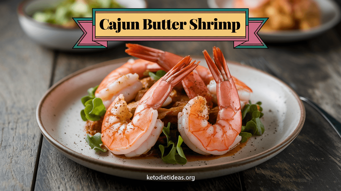 Keto Cajun Butter Shrimp