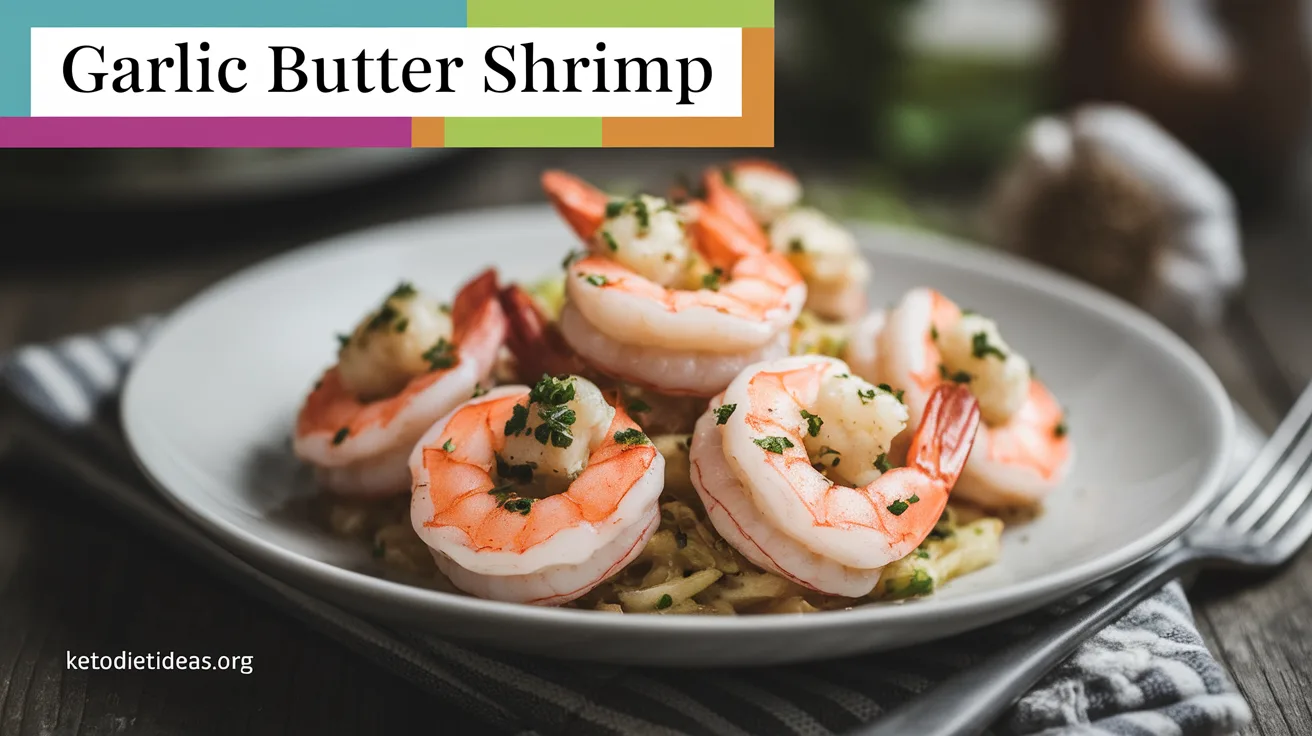 Keto Garlic Butter Shrimp
