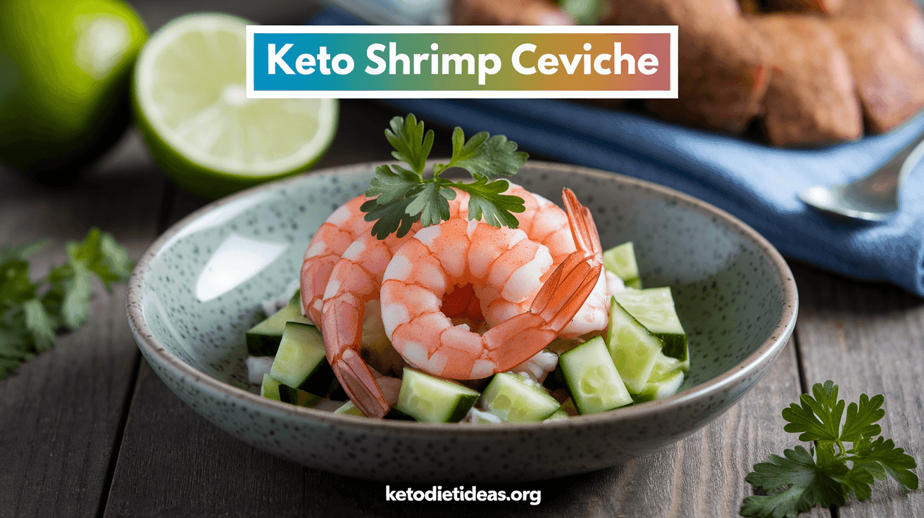Keto Shrimp Ceviche