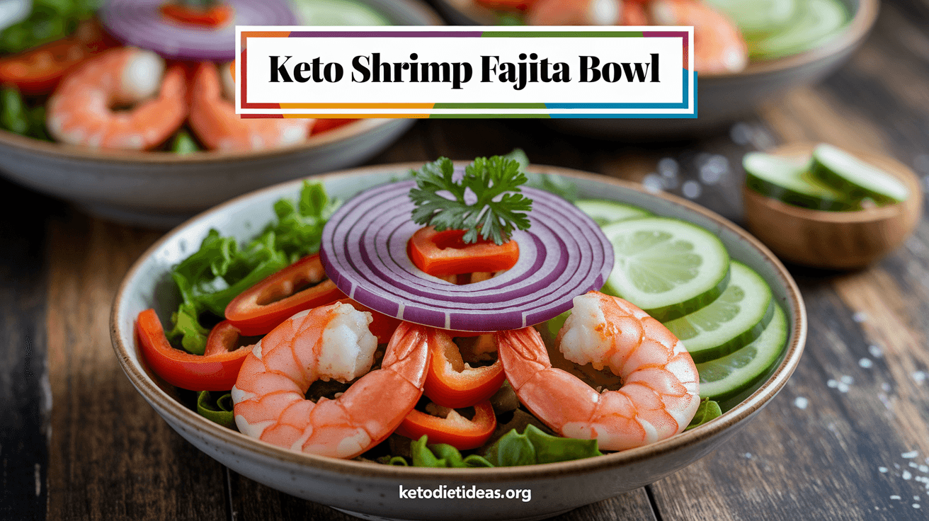 Keto Shrimp Fajita Bowl