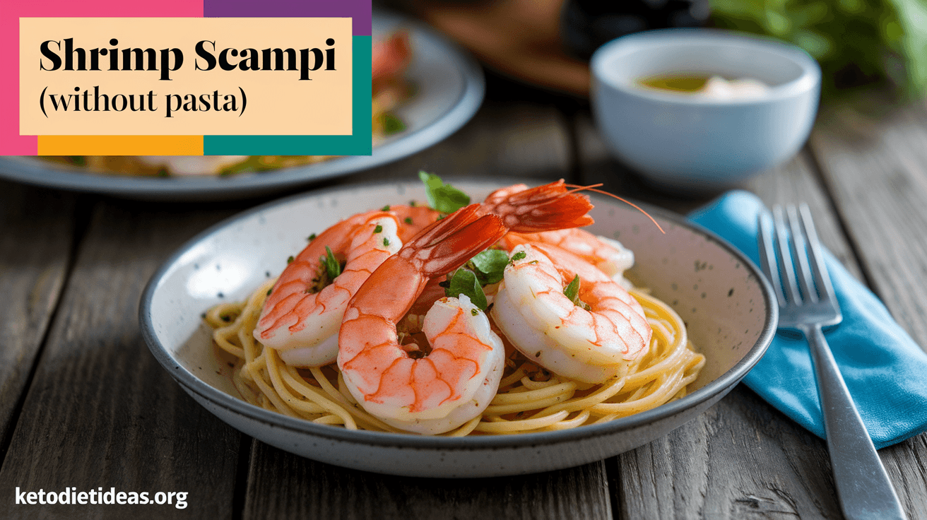 Keto Shrimp Scampi (without pasta)